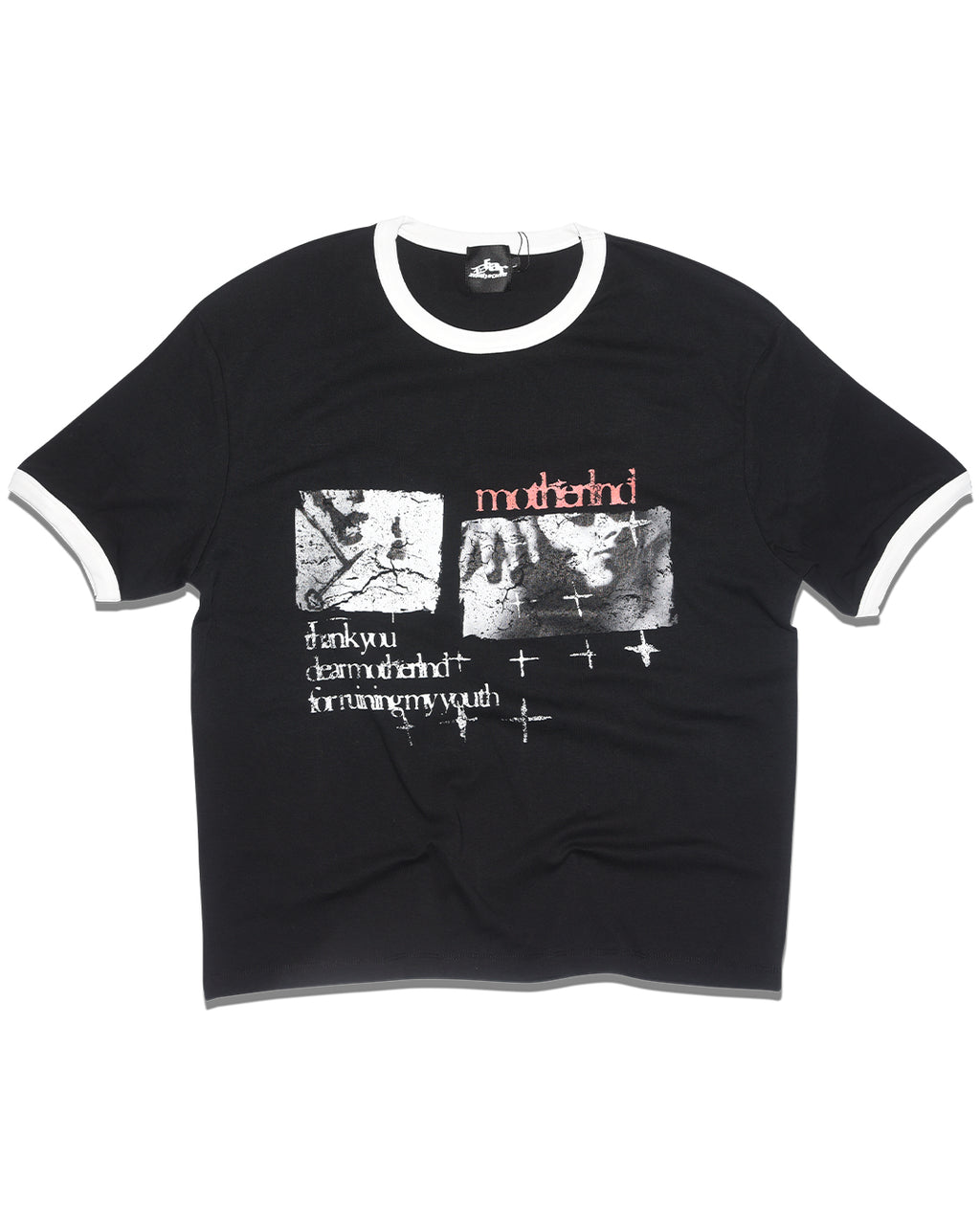 Black Ringer tee