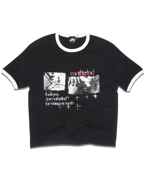 Black Ringer tee