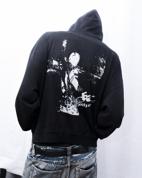 Black Zip Hoodie