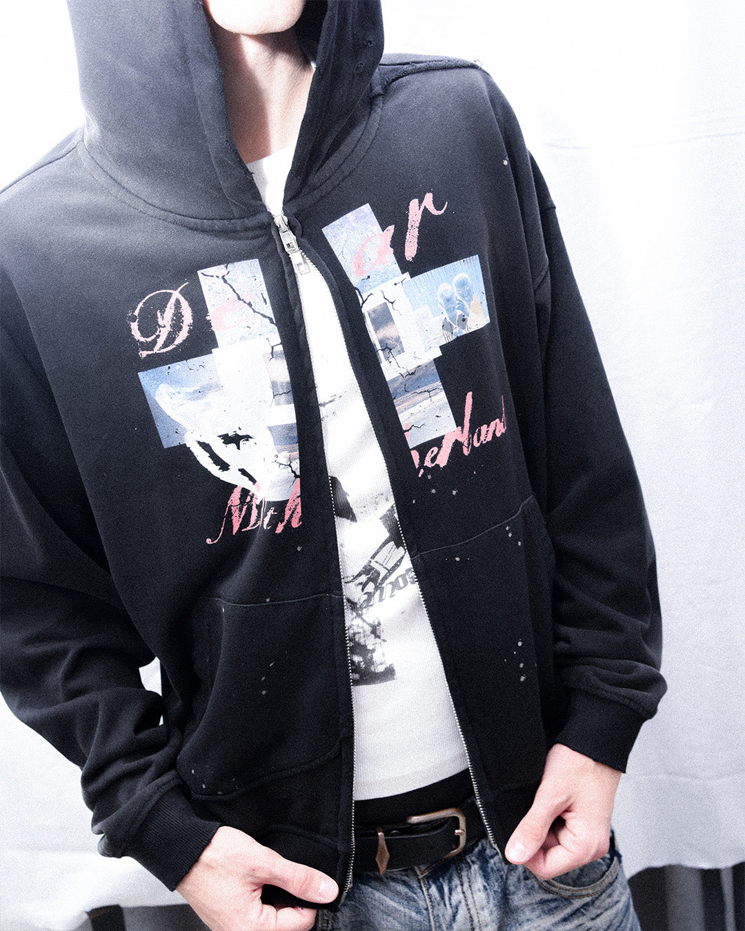 Black Zip Hoodie