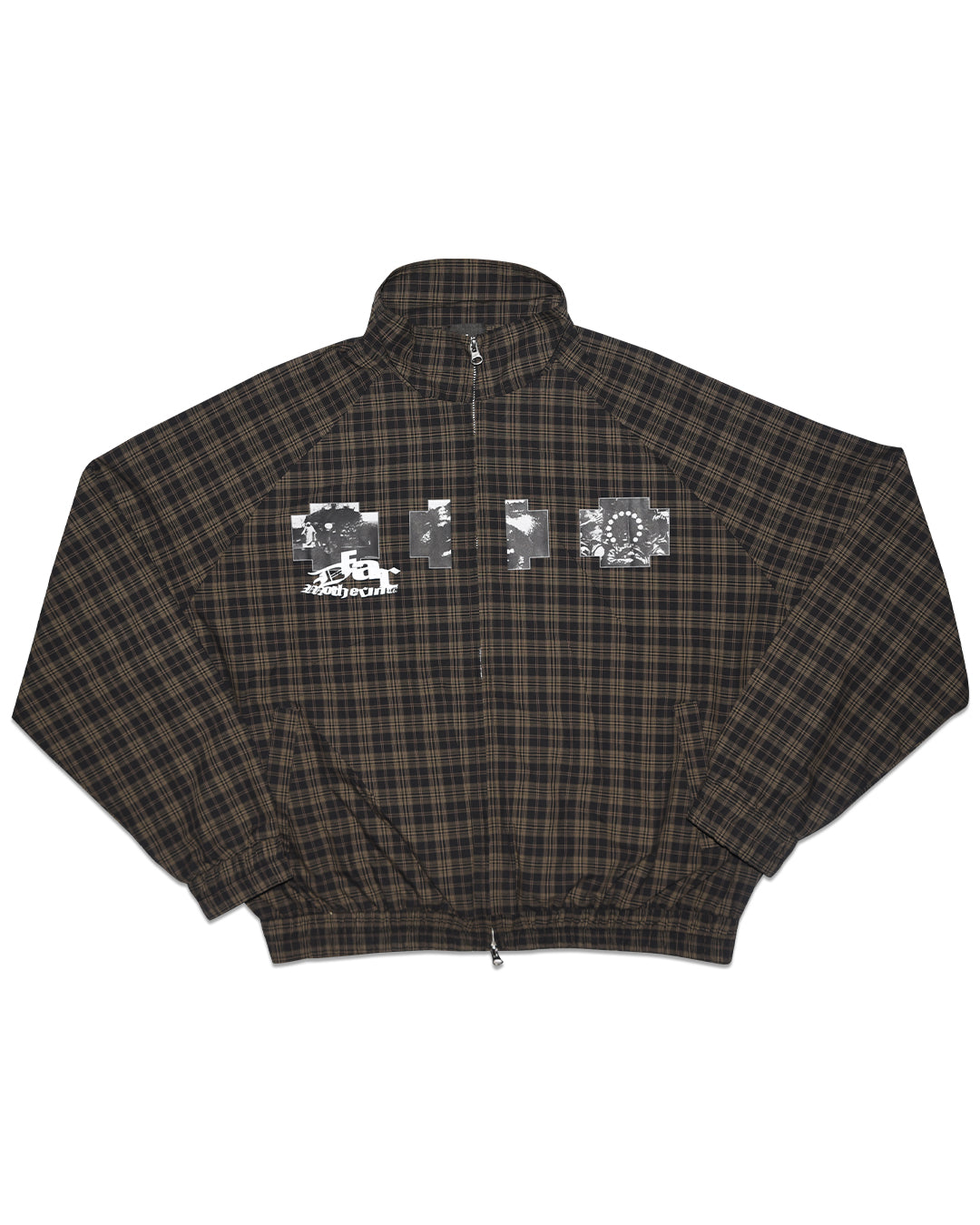 Plaid Track Jacket