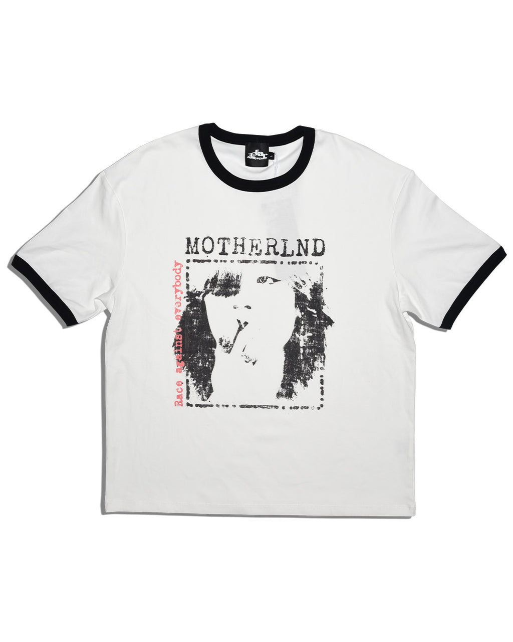 White Ringer Tee