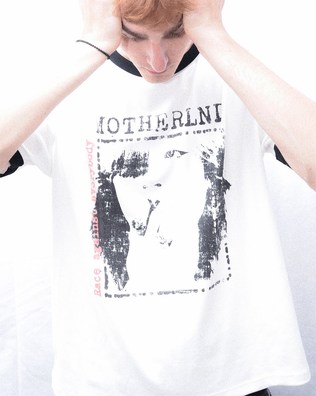White Ringer Tee
